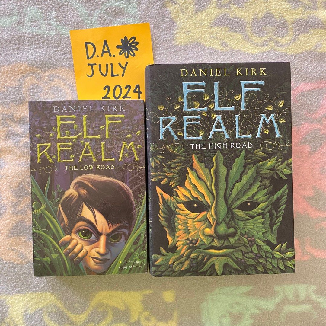 Elf Realm Book 1-2 by Daniel Kirk (Category: Storybooks) located in Meycauayan. Submitted by dinerdashing (Listing ID 1315204311, Image 1). Description: Bundle/Set/Take All ONLY ₱275 for ALL 2 authentic books! - The Low Road (PB, Sealed) - The High Road (HB) Feel free to message me for more photos or if you have any questions! RFS: Decluttering, need funds MoP: GCash, Bank Transfer (No CoD) Loc: Meycauayan, Bulacan MoD: Lalamove/Courier of your c