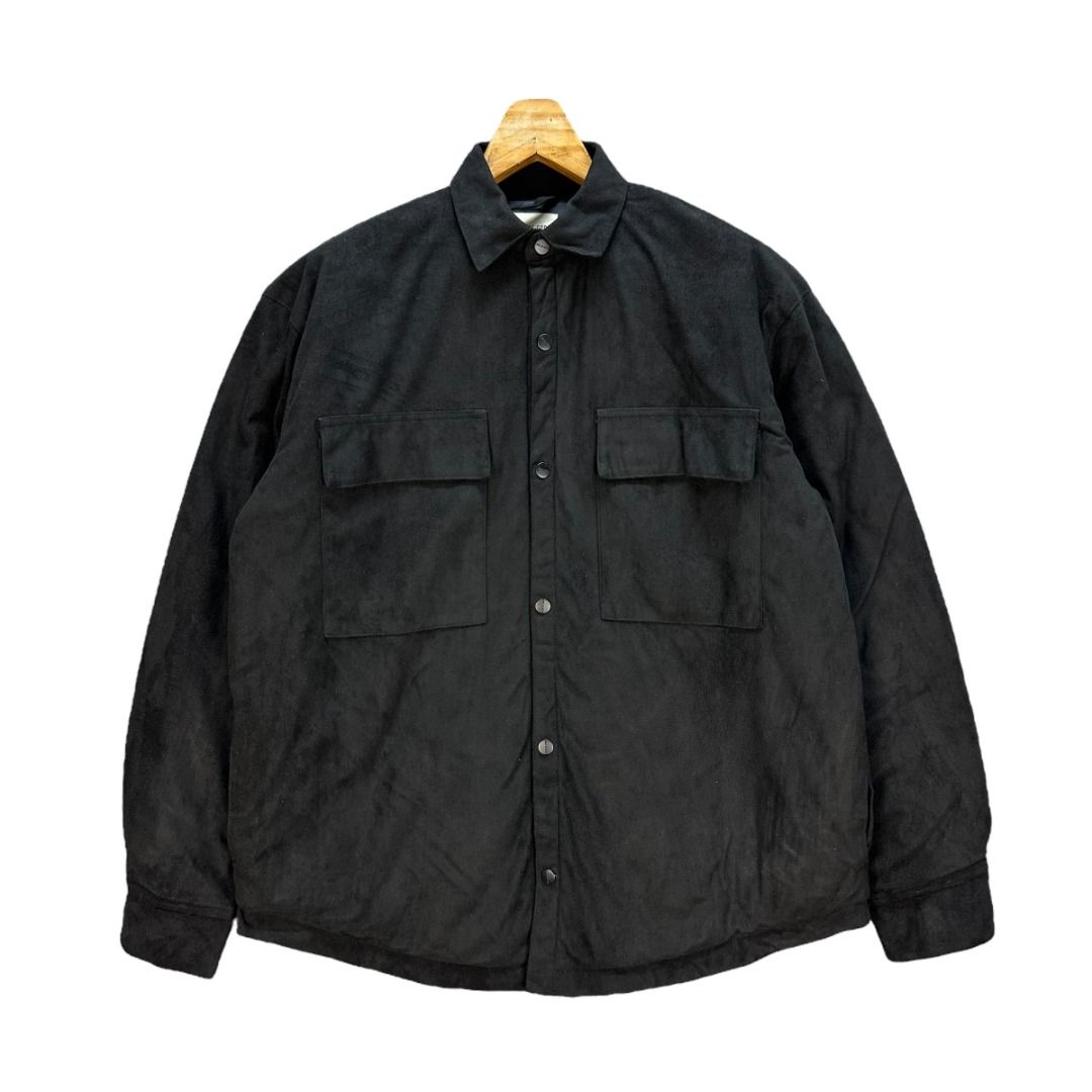 Fear of god suede shirt new arrivals