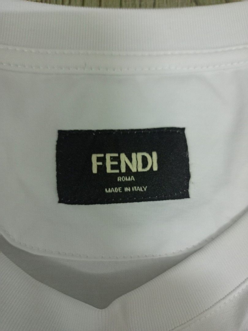 Fendi Embroid Womens Shirt (Category: Luxury Apparel) located in Cebu City. Submitted by alzbeastwear (Listing ID 1315285484, Image 3). Description: Fendi Embroid Womens Shirt fit Large dimes W20 x L27.5 color - white excellent condition as new price 1,499 + sf.
