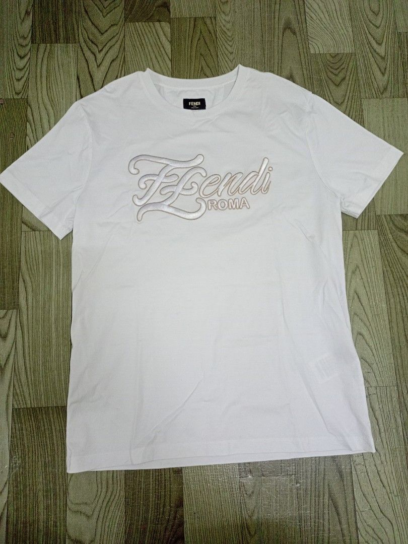 Fendi Embroid Womens Shirt (Category: Luxury Apparel) located in Cebu City. Submitted by alzbeastwear (Listing ID 1315285484, Image 1). Description: Fendi Embroid Womens Shirt fit Large dimes W20 x L27.5 color - white excellent condition as new price 1,499 + sf.