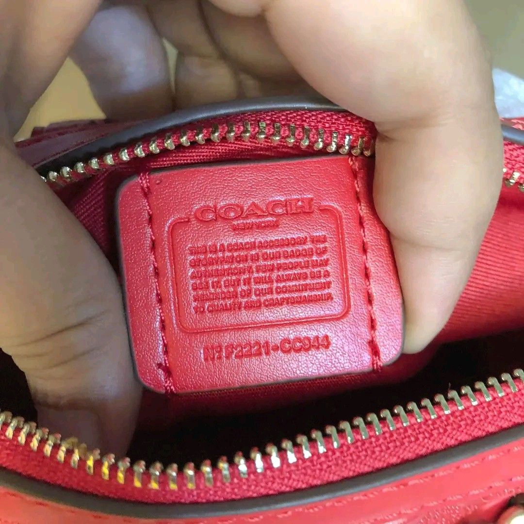 Coach bag ykk zipper store