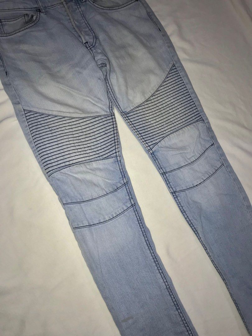 H M BIKER JEANS TRADEMARK PANTS