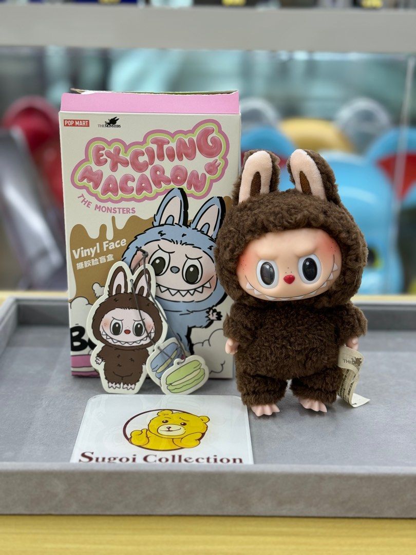 Labubu Exciting Macaron Bundle 【soy Milk & Toffee】2pc POP