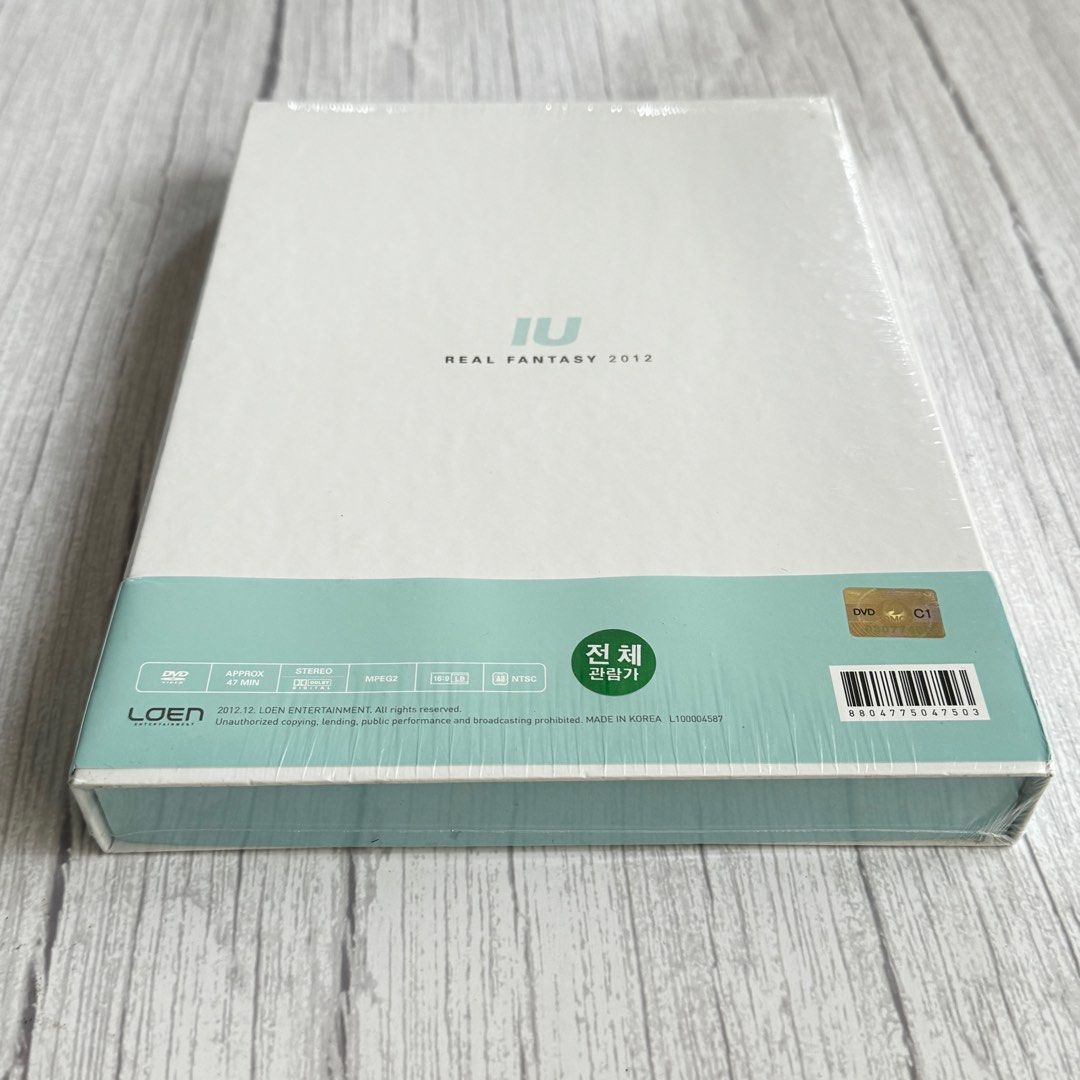 IU 2012 Real Fantasy 演唱會DVD (全新）, 興趣及遊戲, 音樂
