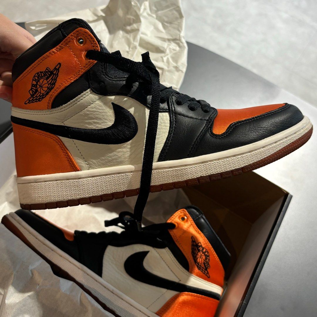 Satin shattered backboard womens store