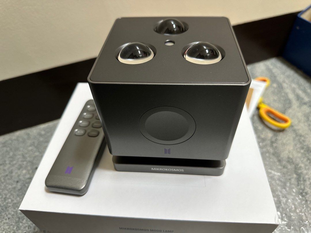 Jungkook Mikrokosmos Mood Lamp (Category: Soundbars, Speakers & Amplifiers) located in Quezon City. Submitted by theyellowshop (Listing ID 1315139721, Image 3). Description: Selling my unsealed Jungkook Mikrokosmos Lamp for 10k. Never used. Can send more pictures if you want. .