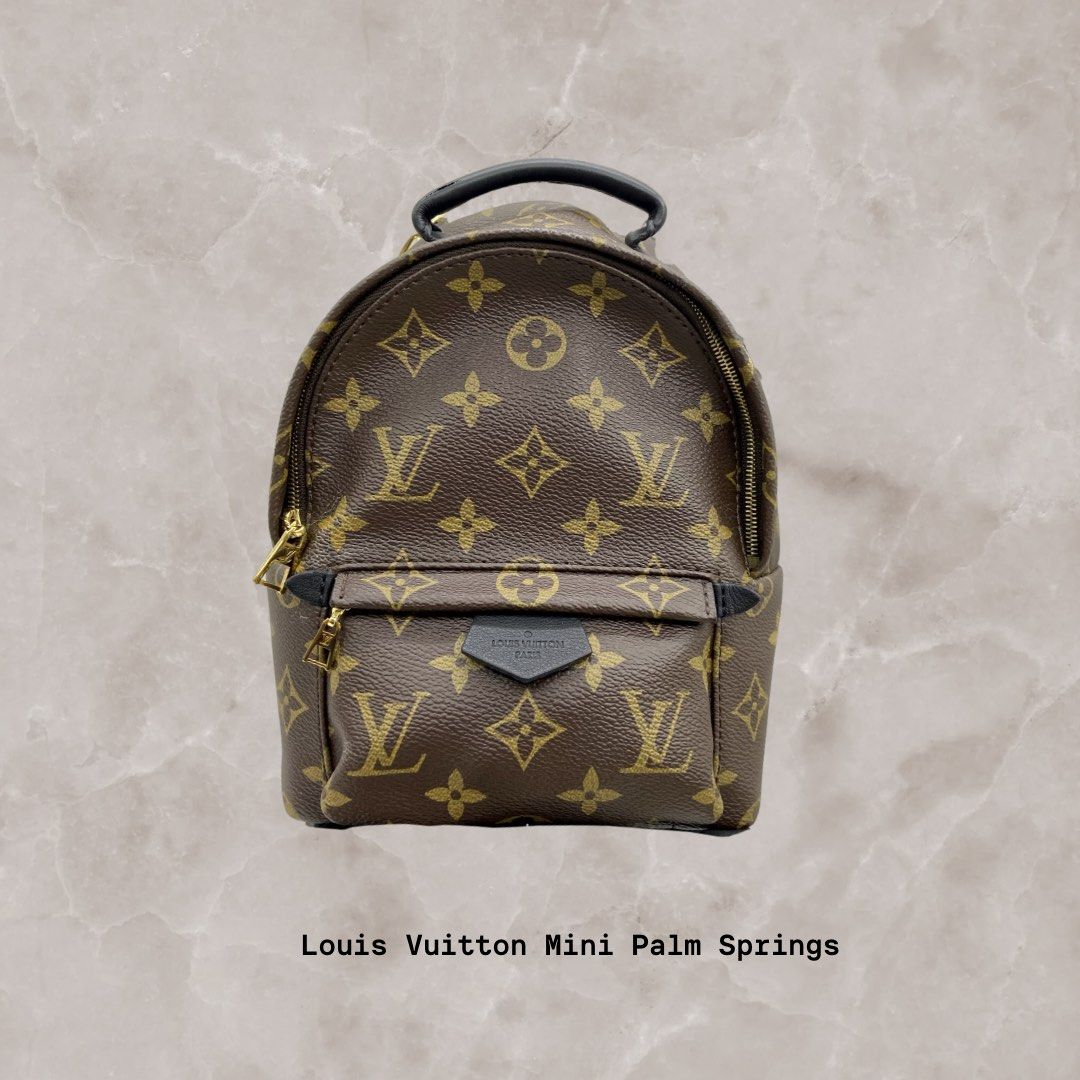 Louis vuitton backpack mini used cheap
