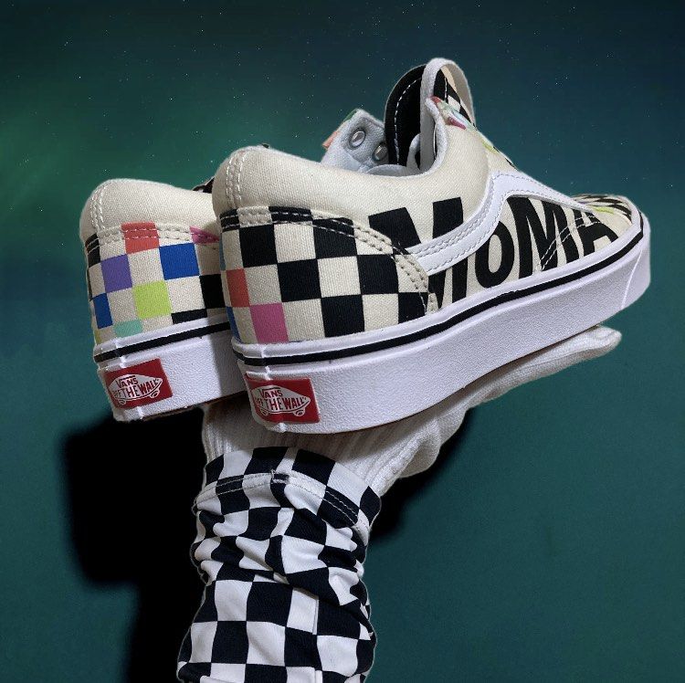 MoMA Old skool Vans checkboard Carousell