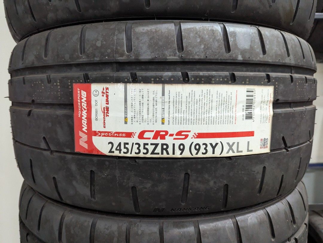 Nankang CRS 245/35/19, Car Accessories, Tyres & Rims on Carousell