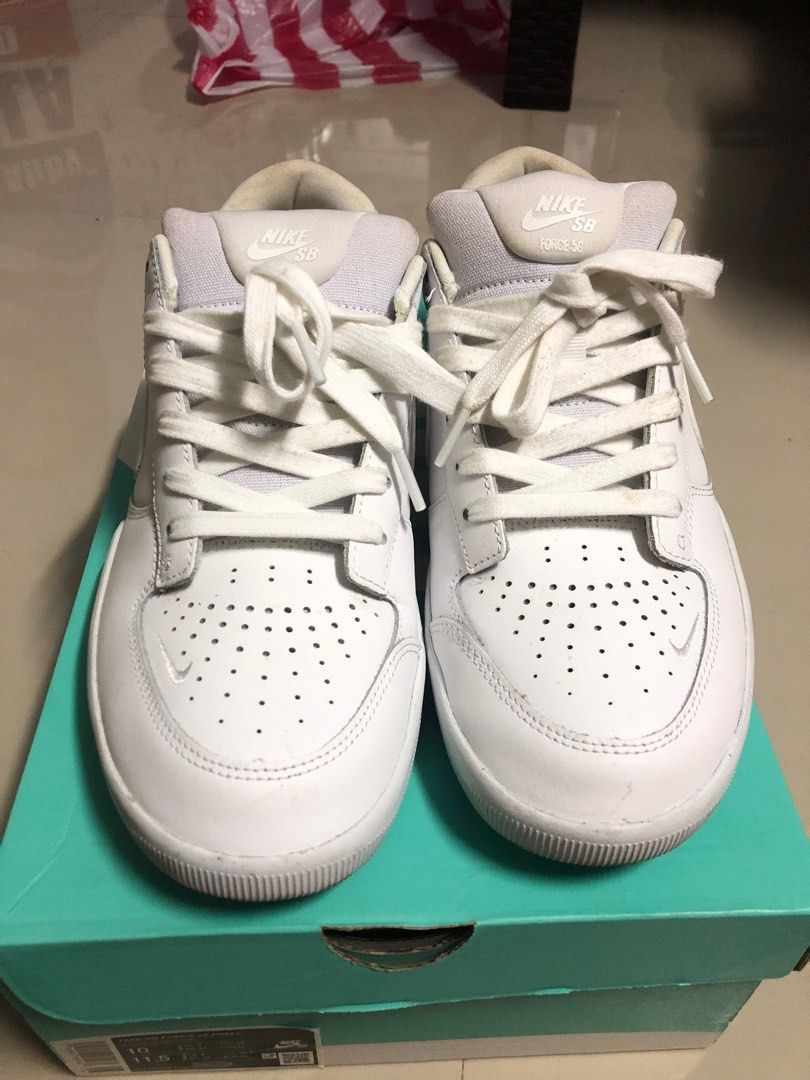 NIKE SB FORCE 58 (Category: Sneakers) located in Manila. Submitted by bertoo0 (Listing ID 1315277428, Image 1). Description: NIKE SB FORCE 58 🤍 Original from Nike Store (Isang beses lang nagamit) - Brand New Size: 10 EUR: 44 CM: 28 Complete Box SEARCHING CODE: DH7505-100 🏷️ : 3500 ( FREE SHIPPING) Pm to purchase 📩 Can do vouch and vc for safety 🍃 .