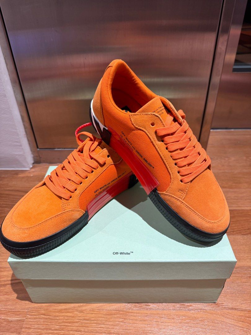 Off white vulcanized low orange on sale