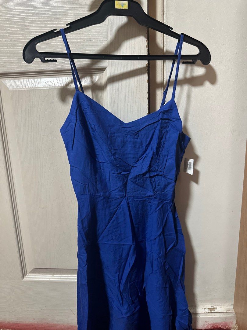 Old Navy royal blue sleeveless dress Women s Fashion Dresses Sets Dresses on Carousell