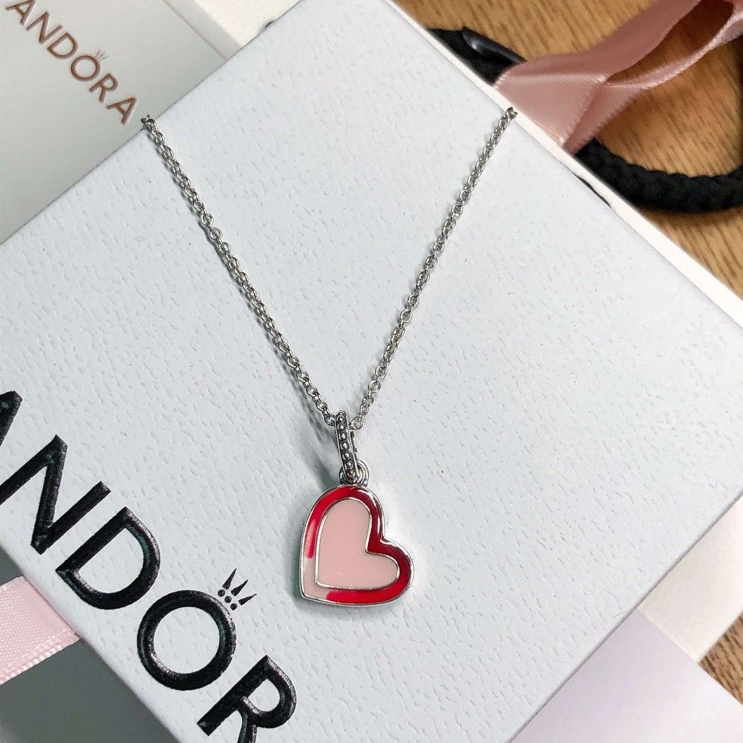 Asymmetric heart of love necklace online
