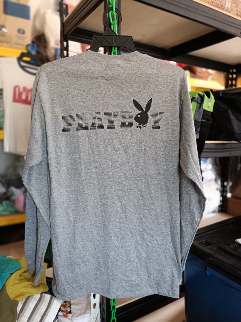 Playboy longsleeve tshirt Men s Fashion Activewear on Carousell