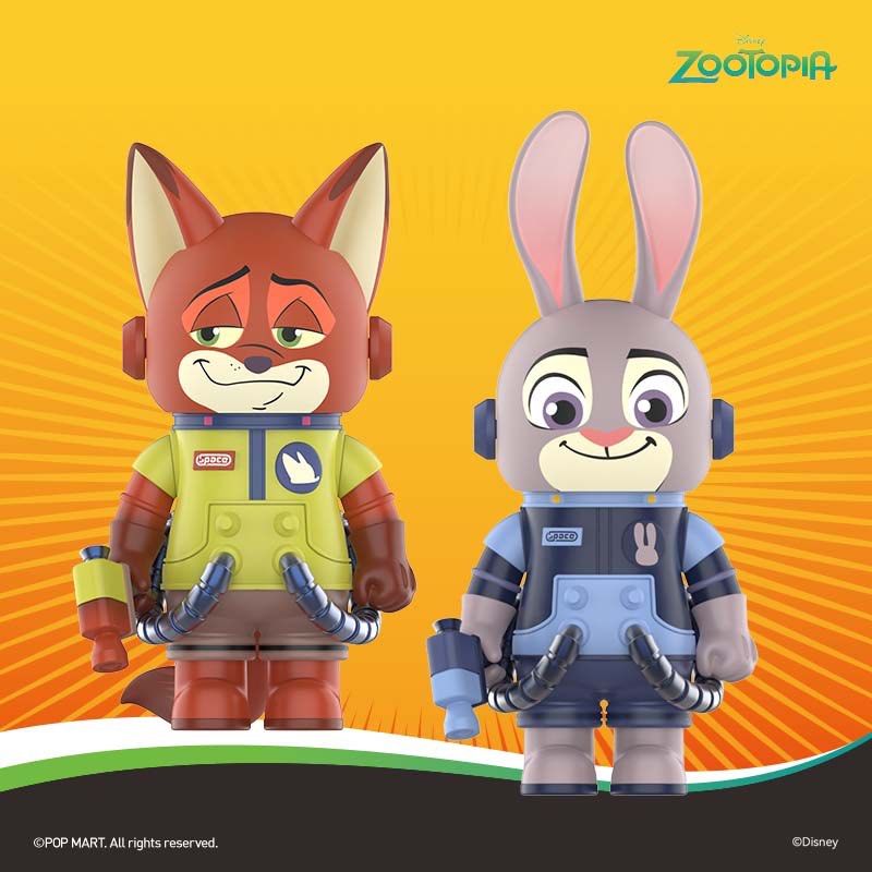 POP MART海外限定zooto pia mega space China Exclusive - Popmart Mega Space Molly x Zootopia