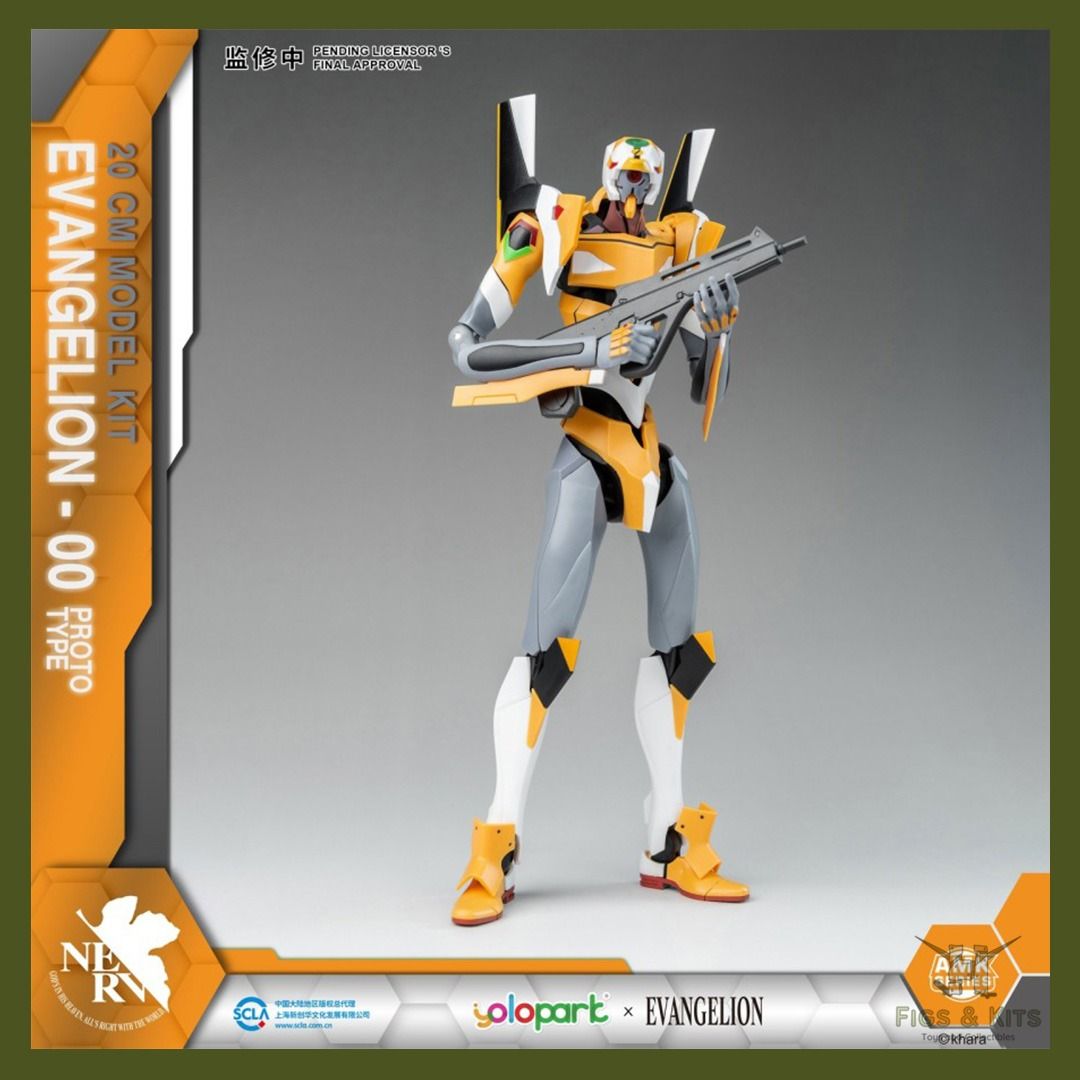 PRE-ORDER!! AMK Series EVA-00 Evangelion Proto Type Model Kit, Hobbies ...