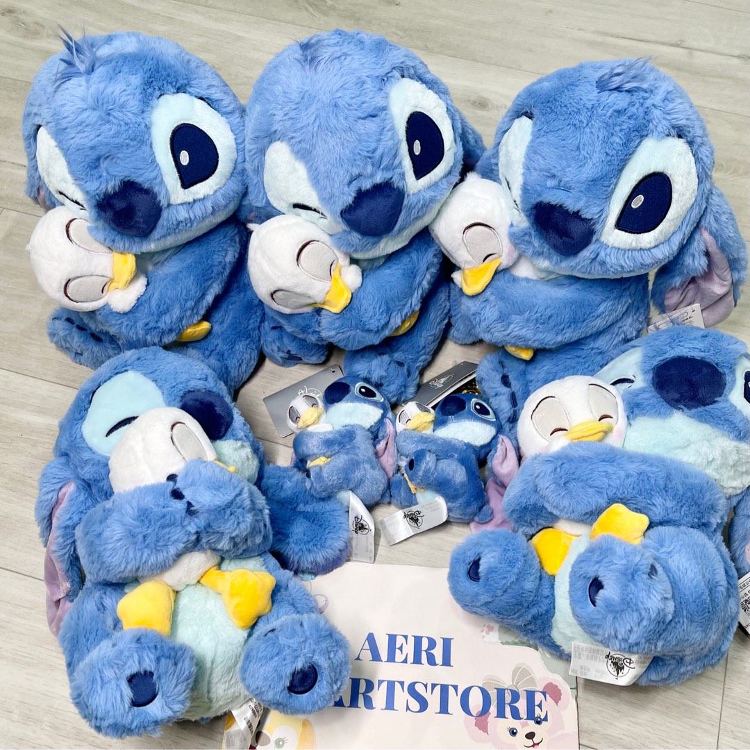 PREORDER Shanghai Disney Store Stitch Day 2024 Exclusive Stitch Shiny Disney Stitch Donald Duck Pyjamas Stitch Plush Hobbies Toys Toys Games on Carousell