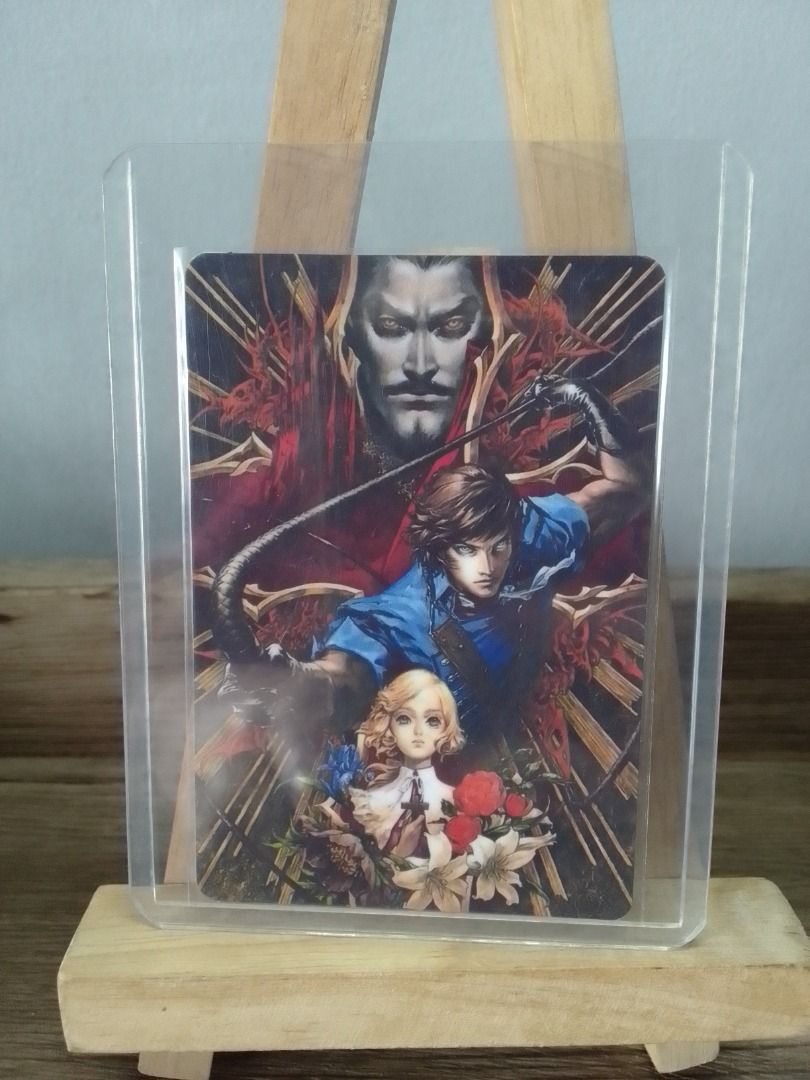 PSP CASTLEVANIA DRACULA X REMAKE ART CARD W/ LOADER - CUSTOM (Category: Raw Singles) located in Mandaluyong City. Submitted by neko.neko21 (Listing ID 1315143296, Image 1). Description: SIZE : 58mm x 83mm x 1mm - FORMAT : Custom-made art card REMARK : - Same scale and thickness to a Japanese Collectible Card (Carddass). - Back to back print. - Smooth front texture. - Matte back texture. - Non-cardboard medium. - Hi-res and clear images. - With to