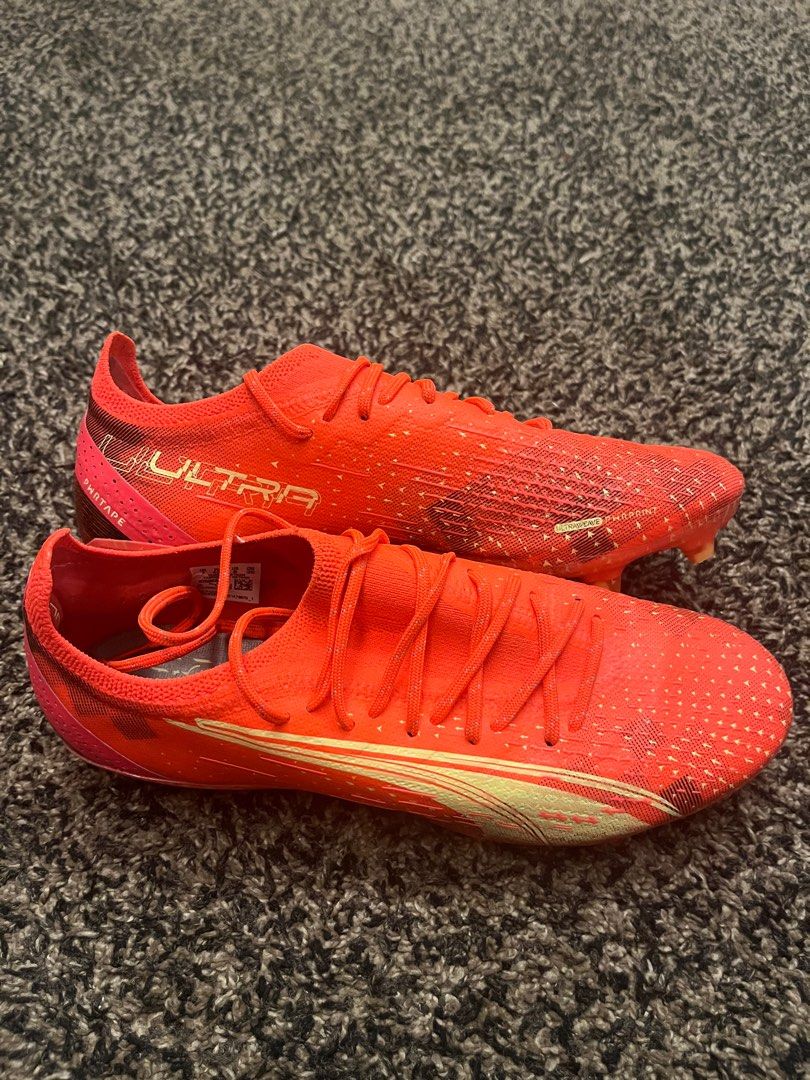 Puma ultra ultimate football boots Men s Fashion Footwear Boots on Carousell