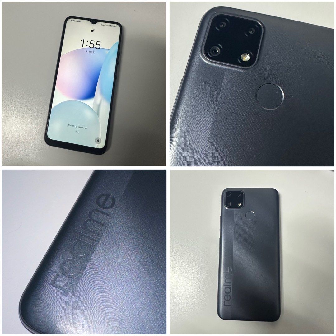 Realme C25s 64GB in Black (Category: Realme) located in Baliuag. Submitted by thrift_stow (Listing ID 1315173943, Image 1). Description: I’m selling my preloved REALME C25s in black 64 GB 100% legit, used for less than year for ₱4,290 only with box and ORIGINAL CHARGER Original price: ₱7,990 👉🏼Actual pic posted already NOTE: NO DENTS, COMPLETELY FUNCTIONING AS NEW. Lady owned. Inclusion: Box, charger, and free case RFS: Upgrade We can discuss s