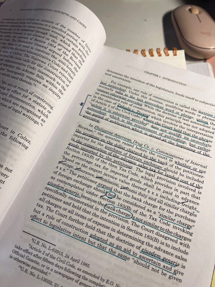 Statutory Construction 2019 (Category: Textbooks) located in Manila. Submitted by heysoulsissy (Listing ID 1315261097, Image 3). Description: .