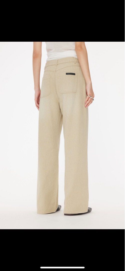 Studio Doe by DOE - Washed twill straight-leg pants, 女裝