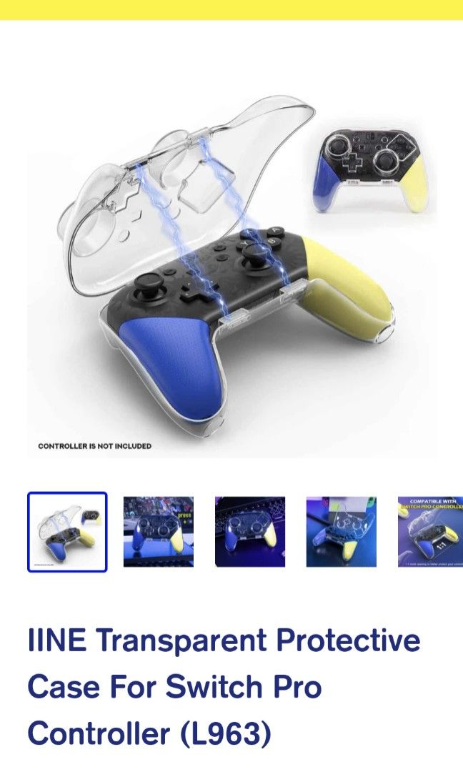×2 Nintendo Switch PRO Controller Hard Case (Category: Controllers) located in Muntinlupa City. Submitted by a.mnl (Listing ID 1315173563, Image 3). Description: Bought from Datablitz online store. Great for displaying your switch pro controllers. PHP 300 for 2..