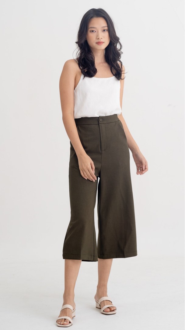 Temt wide leg pants top