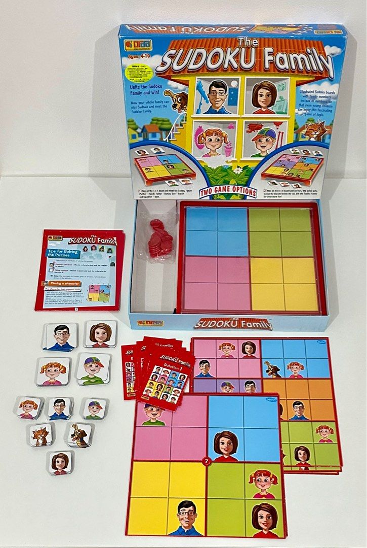 Sudoku board game (Category: Board Games & Puzzles) located in Quezon City. Submitted by flying_mom (Listing ID 1315295847, Image 2). Description: with 2 game options missing 1 small card.