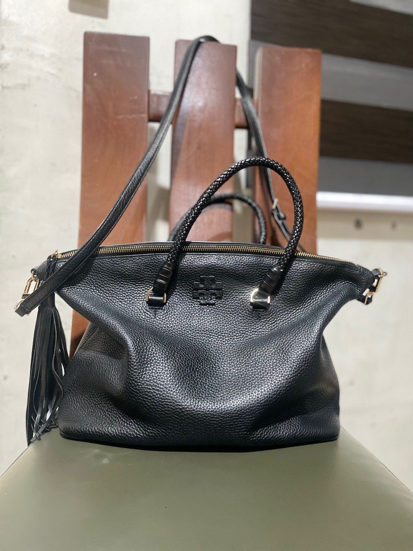Tory burch taylor leather satchel discount
