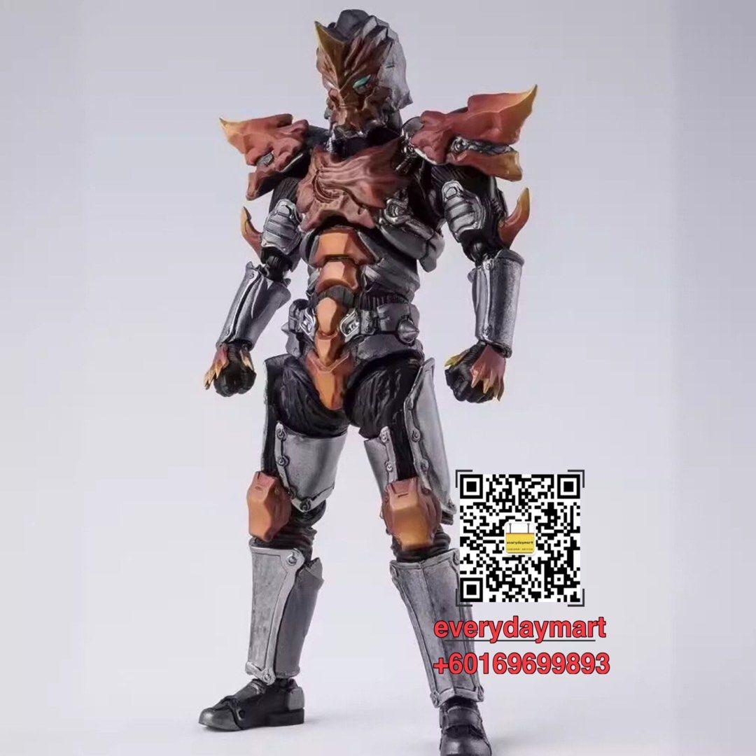 ULTRAMAN🔥JUGGLUS JUGGLER 15cm🔥ACTION FIGURE TOYS STATUES💥无限魔人伽古拉斯伽古拉蛇心剑关节可动💥手办模型 (Category: Toy Figures) located in Singapore. Submitted by everydaymart88 (Listing ID 1315176255, Image 1). Description: MATERIAL : PVC CONDITION : 💯 NEW PACKAGE : With retail box HEIGHT : Approx 15cm 🍀🍀🍀Kindly be informed that ETA for this parcel will be 9 working days. Thanks for your patience. Dear’s understanding and support are highly appreciated❤️ ❗️Fin