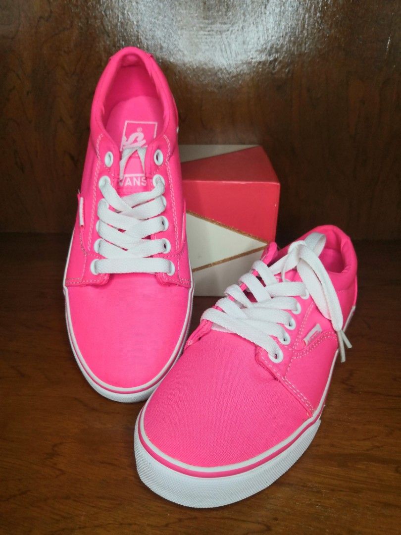 Hot pink vans kids shop