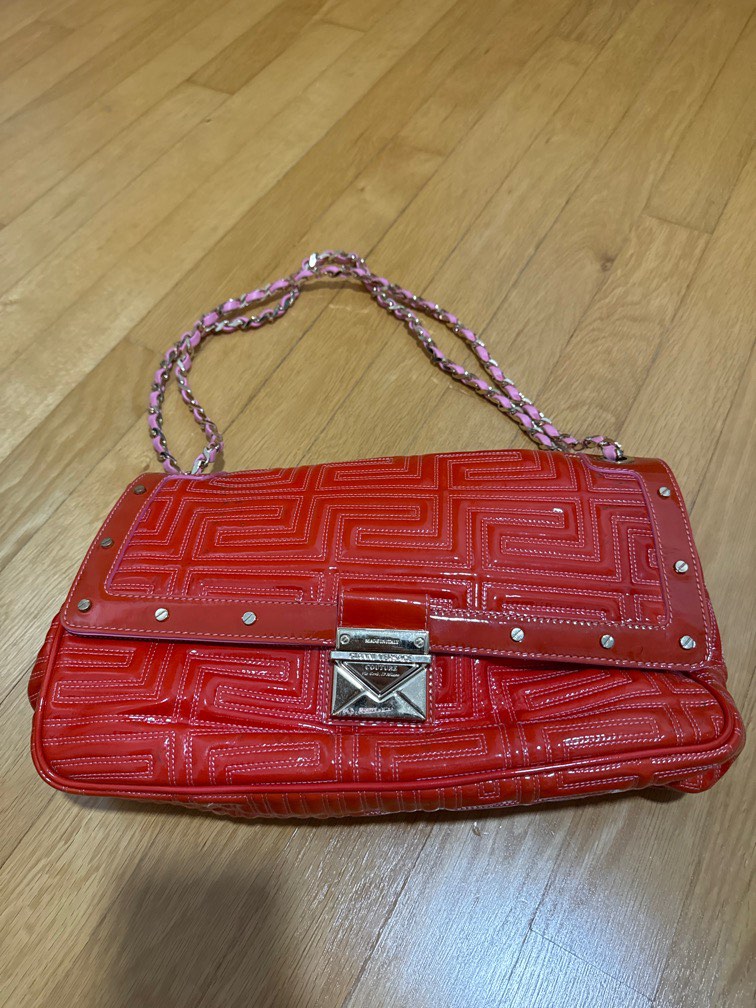 Versace leather bag cheap