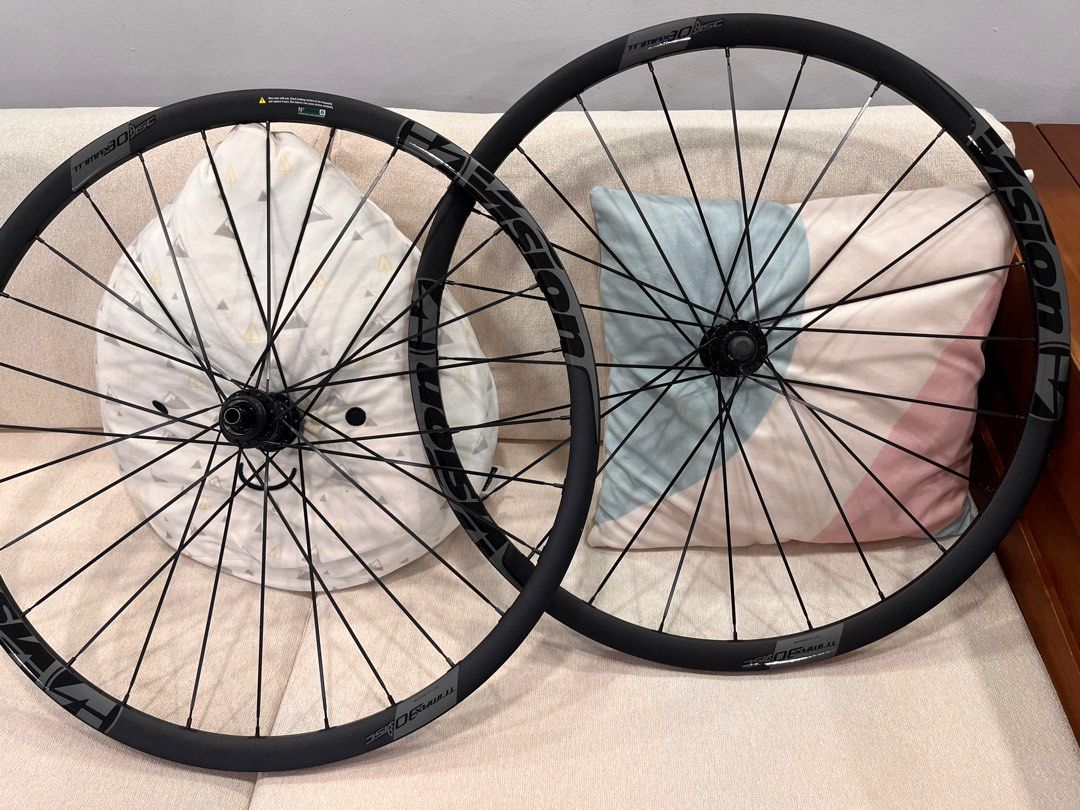 パーツ vision TRIMAX 30 WHEELSET Vision Trimax 30 Disc wheelset, Sports Equipment, Bicycles & Parts