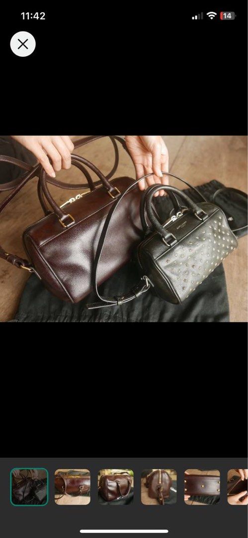 YSL mini duffle bag (Category: Luxury Bags & Wallets) located in Cavite. Submitted by liaamags.1 (Listing ID 1315150399, Image 1). Description: Black sold .