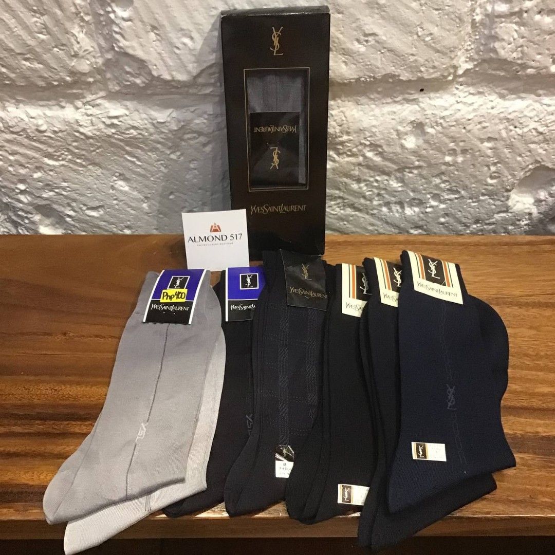 YSL Socks per pair (Category: Socks) located in Dasmarinas. Submitted by reimac_almond517 (Listing ID 1315154351, Image 1). Description: 📣AVAILABLE IN SHOP📣 size 25 ✨ Php 400xx 📩DM us for more detailed photos ✅ OFFERS LAYAWAY ✅ ACCEPTS CONSIGNMENT 📍 This item is also available for viewing at 2nd Floor , Serendra Retail McKinley Parkway Bonifacio Global City Taguig City 🛍️OPENS DAILY #almond517luxury ⚠️Disclaimer Almond 517 has no official af