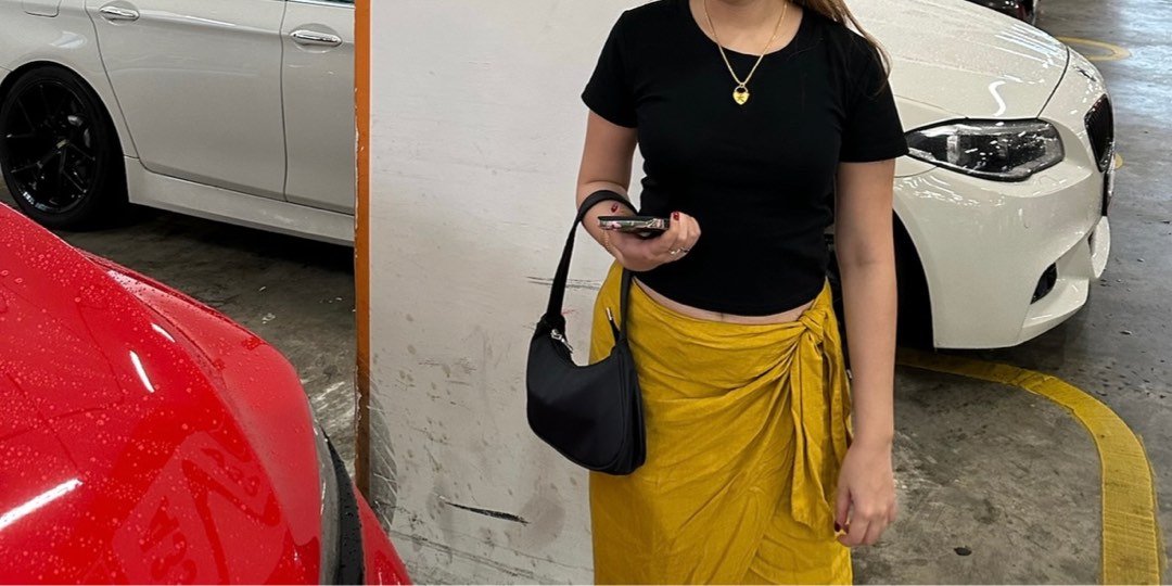 Knee length skirt zara store