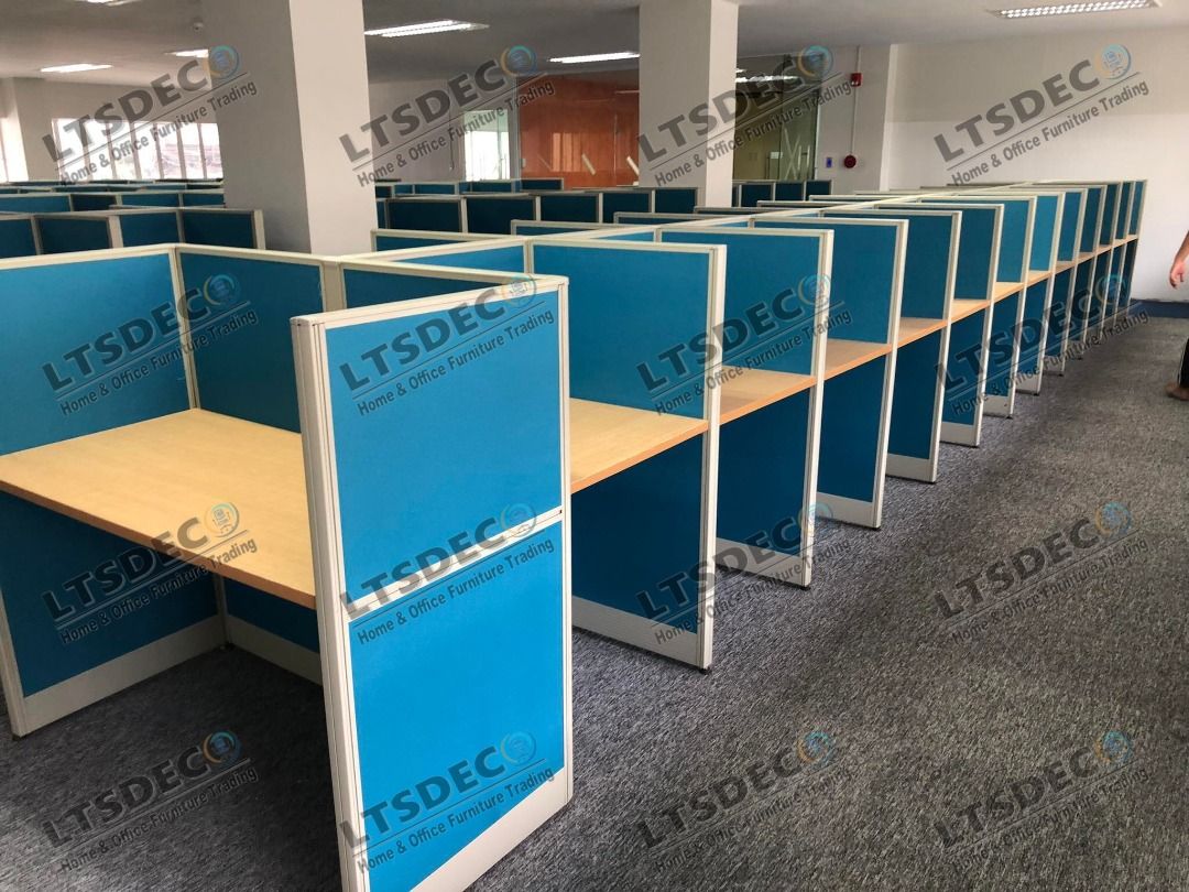 468series FULL FABRIC TABLES OFFICE PARTITION WORKSTATION TABLE ...