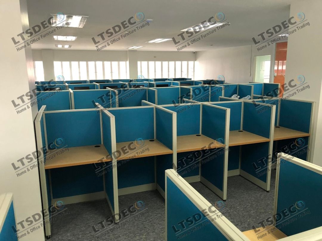 468series FULL FABRIC TABLES OFFICE PARTITION WORKSTATION TABLE ...