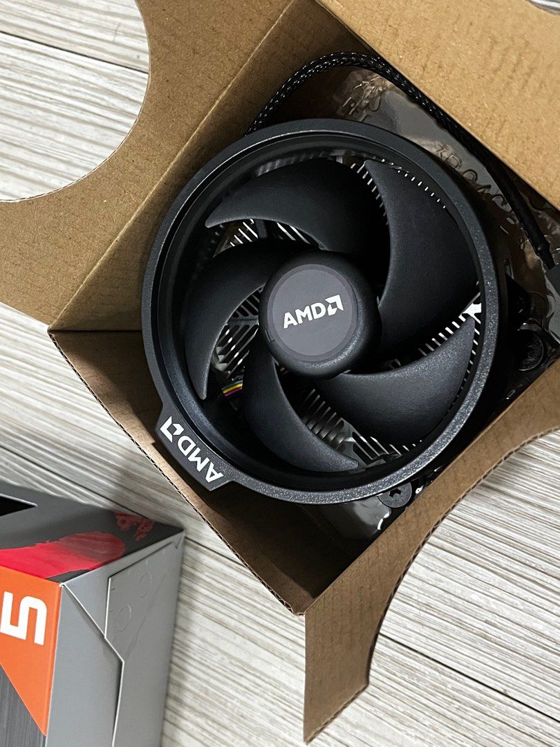 AMD Ryzen 5500 CPU Cooler Fan, Computers & Tech, Parts & Accessories ...
