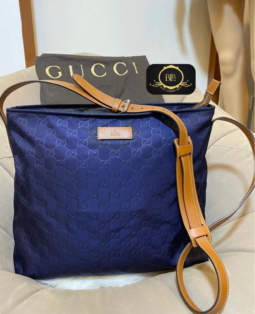 Authentic Gucci Nylon Guccissima Messenger Sling Bag Mens Womens Limited Edition
