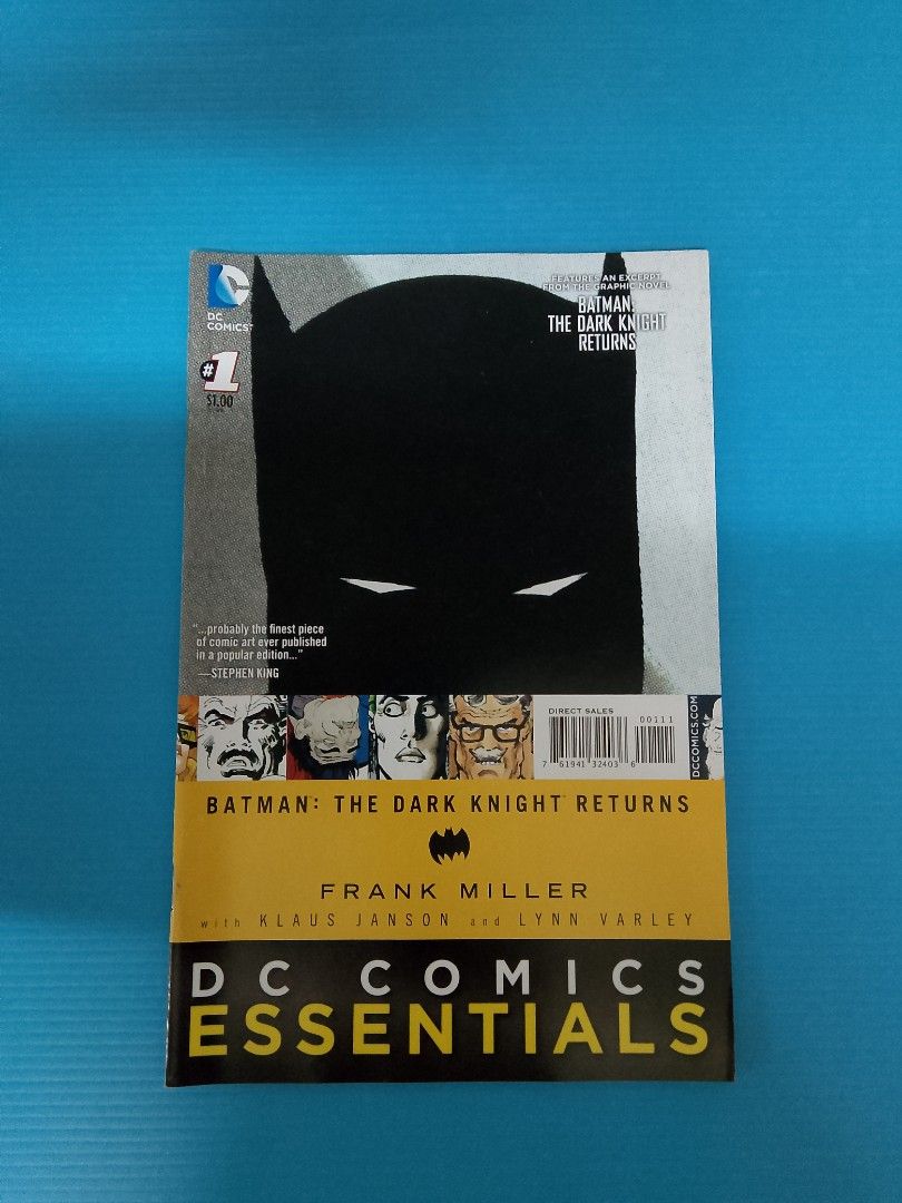 Essential Batman Comic Collection Batman Essentials: Batman: The Dark Knight Returns - Special Edition #1 ...