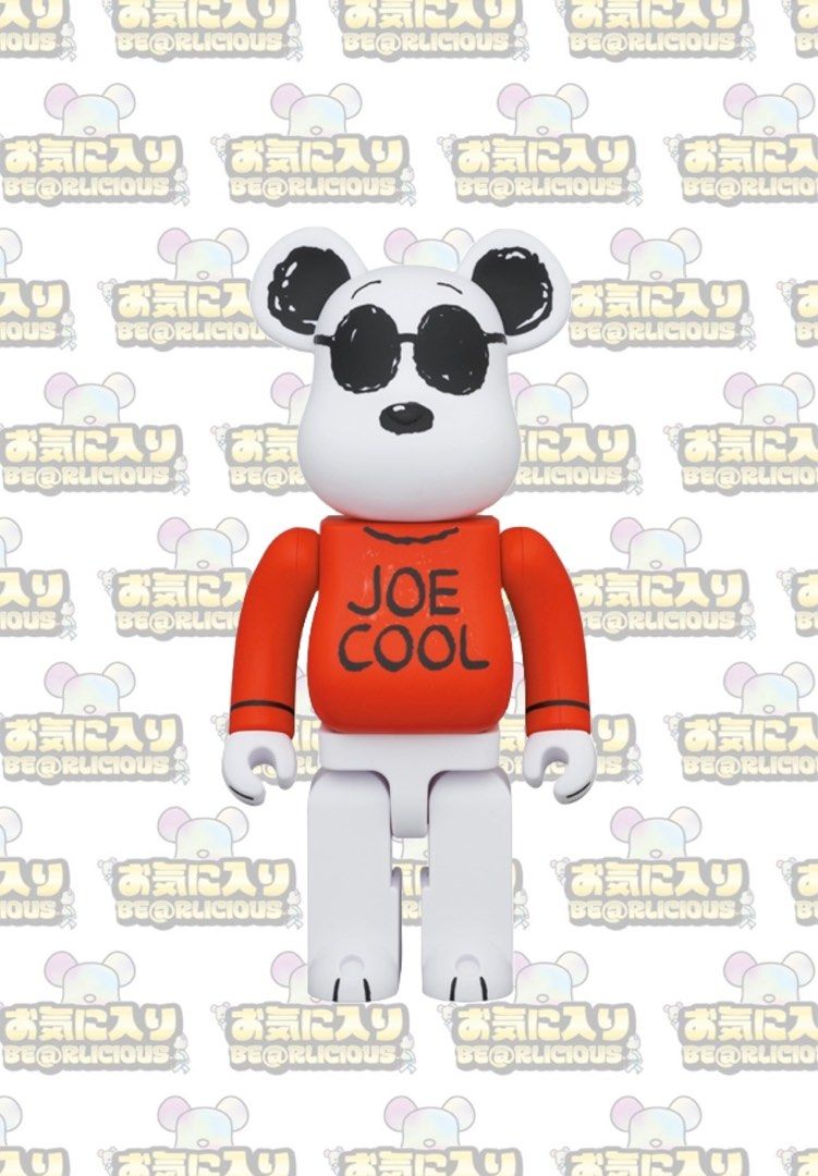 MEDICOM TOY - BE@RBRICK JOE COOL 100% &amp; 400% ジョー クール Bearbrick Joe Cool 100% & 400% Set - US