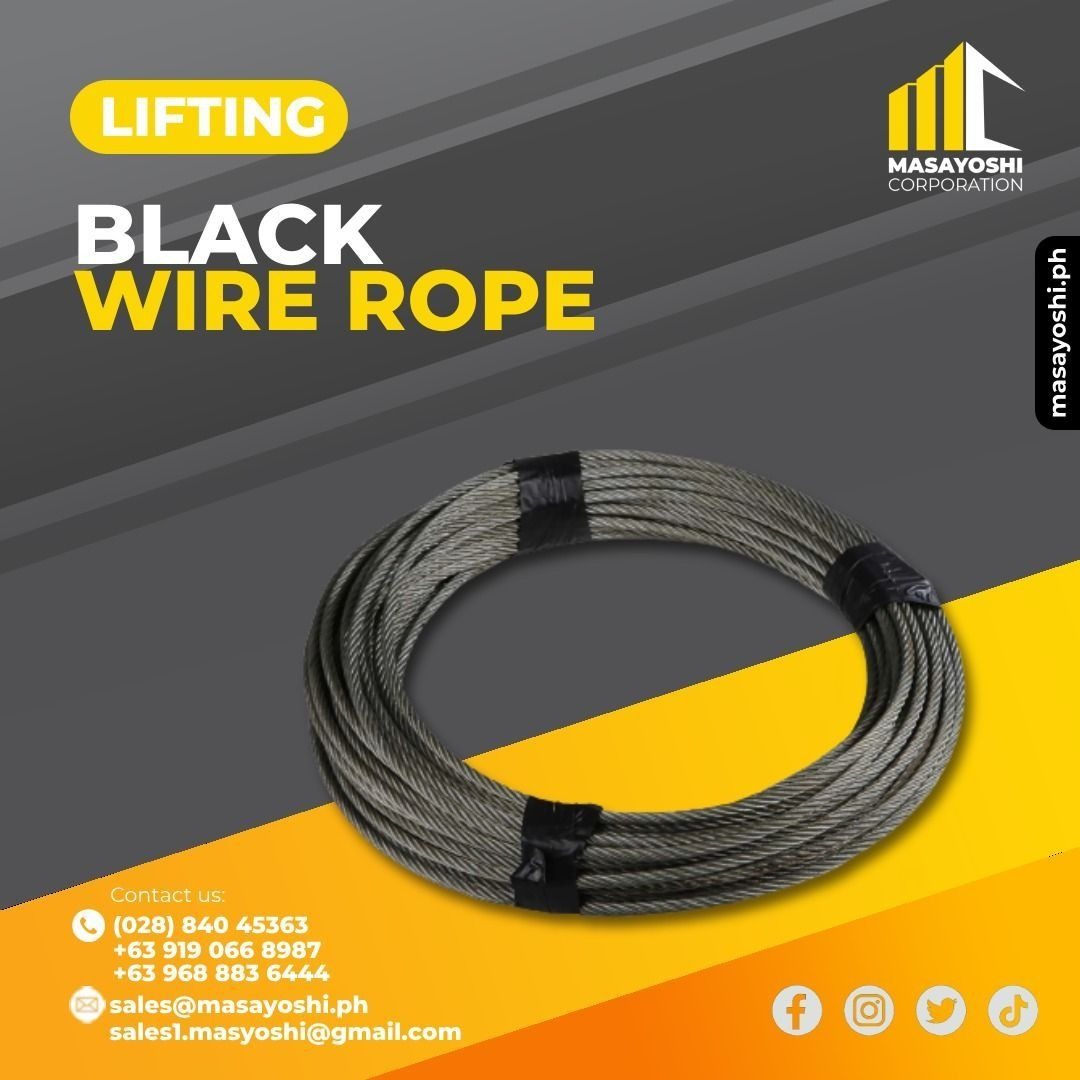 Black Wire Rope | Wire Rope | BI Wire Rope | Ropes | Lifting | RIgging ...