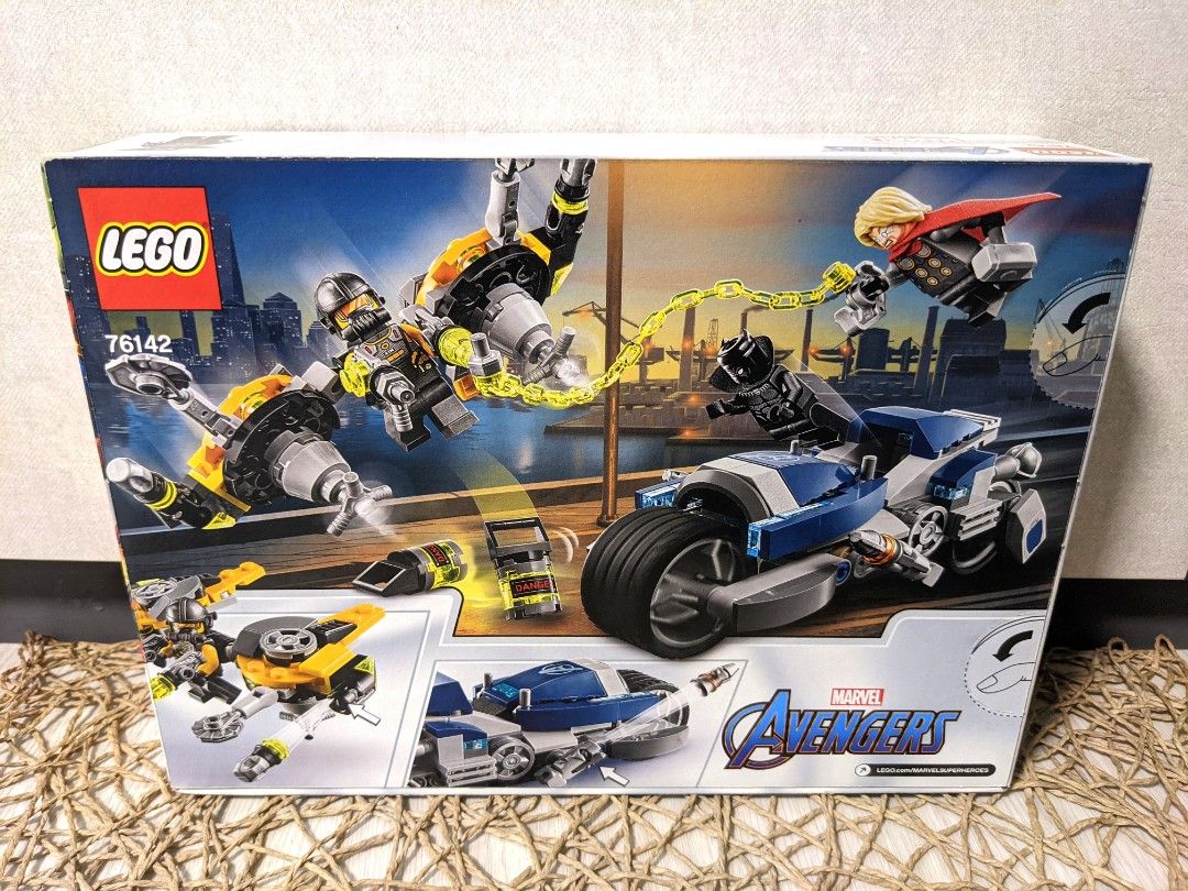 BN Brand New Authentic Lego 76142 Marvel Avengers Avenger Speeder Bike Attack Thor Black Panther Super Rare Limited Retired Hobbies Toys Toys Games on Carousell