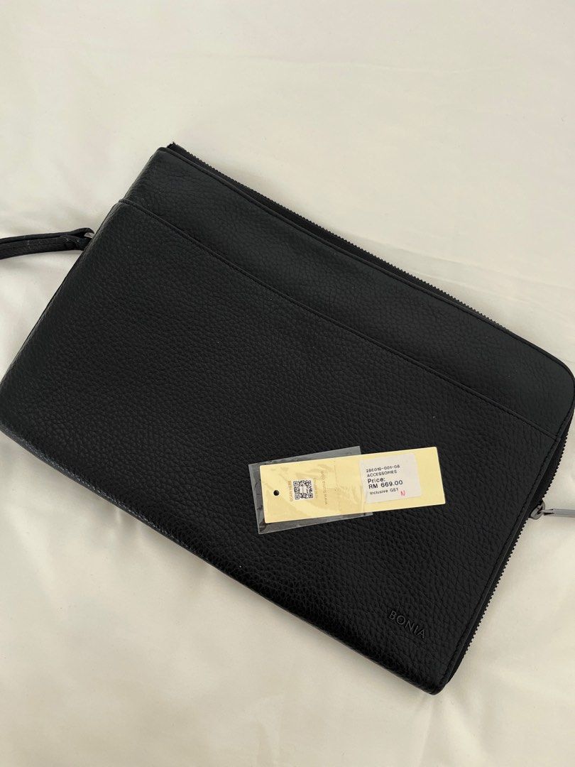 Bonia Leather Men Clutch Luxury Bags Wallets on Carousell