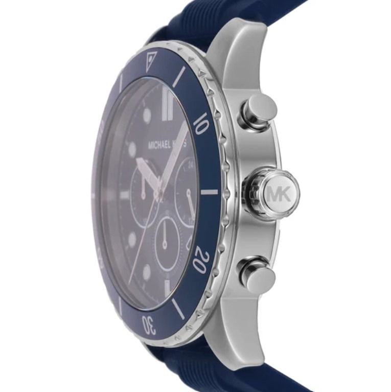BRAND NEW AUTHENTIC INSTOCK MICHAEL KORS BOXED OVERSIZED CUNNINGHAM SILVER TONE AND SILICONE WATCH MK8975 Men s Fashion Watches Accessories Accessory holder box organizers on Carousell