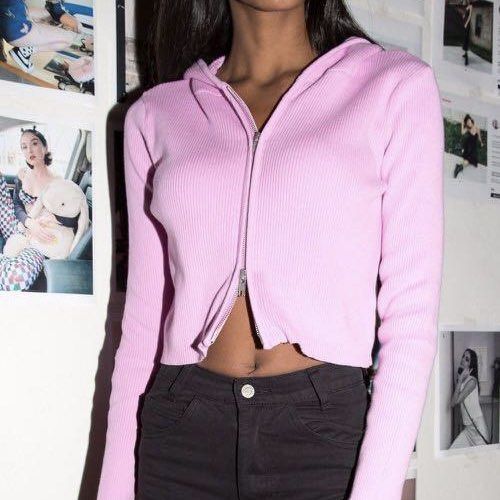 Brandy melville pink arden hoodie new arrivals