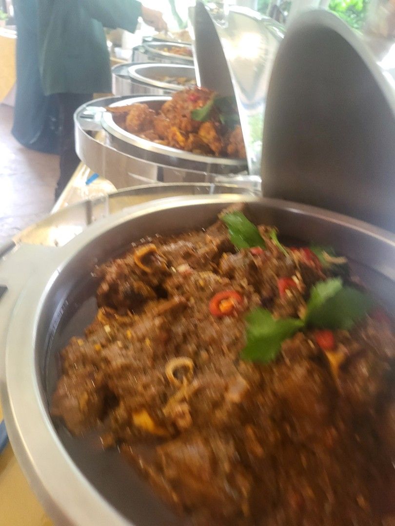 Briyani for event (Category: Local Eats) located in Singapore. Submitted by rarefox.303cf8 (Listing ID 1312009088, Image 1). Description: Open orders for any event $25 per pax (subject to discussion for actual requirements) choose 1 meat mutton chicken comes with briyani rice dalcha sayur (veg) acar buah / timun mee goreng / mee hoon min 50 pax in disposables choose 2 talam epok epok (curry puff) samosa drinks carton/packet drinks disposable cock