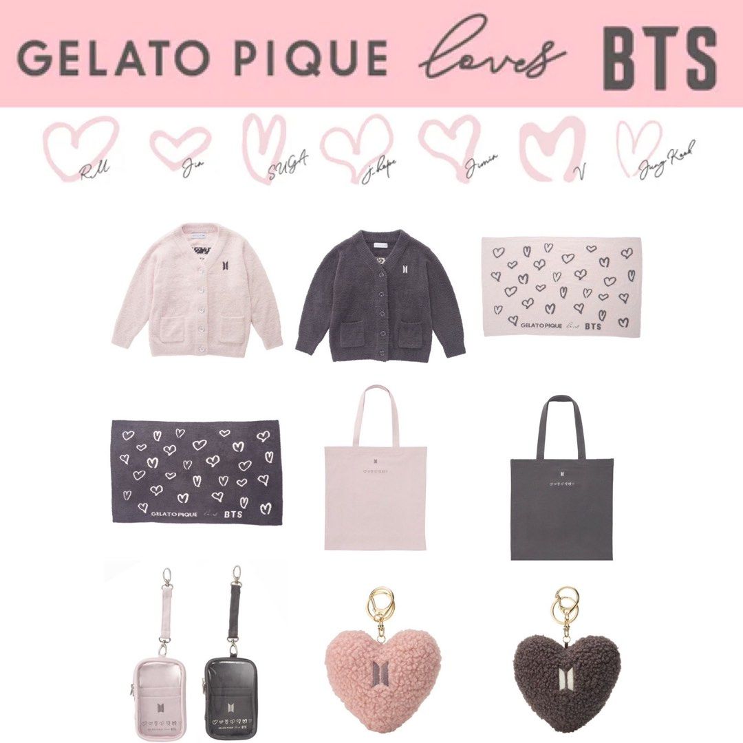 BTS 𝗝𝗣𝗙𝗖限定［𝗚𝗘𝗟𝗔𝗧𝗢 𝗣𝗜𝗤𝗨𝗘 𝗹𝗼𝘃𝗲𝘀 𝗕𝗧𝗦